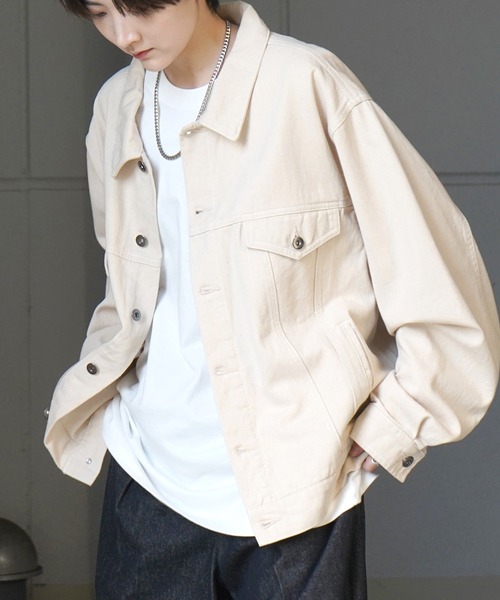 25SSビッグシルエットグラデーション デニムジャケット【Confirm】 Confirm デニムジャケット gジャン ビッグシルエット