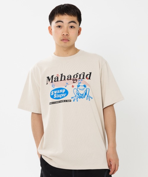 tシャツ 「mahagrid/マハグリッド」OVERLAP TEE/オーバーラップ 半袖 カットソー レディース メンズ セール】『mahagrid/マハグリッド』OVERLAP TEE/オーバーラップ