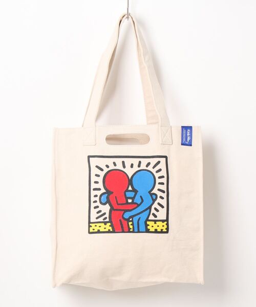 キースヘリング　バッグ Keith Haring トートバッグ 「 / キースへリング 」 2way ブック