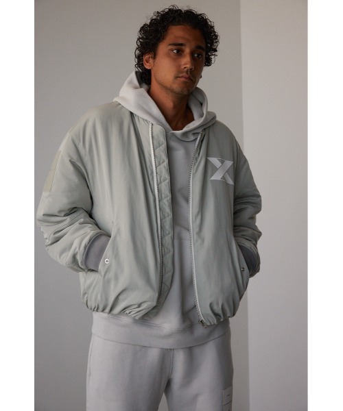 PLUS（AZUL BY MOUSSY） ma1 ma-1 Zeebra×PLUS MA-1 メンズ : ZOZOTOWN