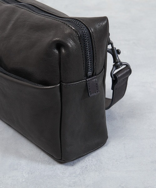 メンズ ショルダーバッグ バッグ PATRICK STEPHAN パトリックステファン / Leather shoulder bag ”tofu” レ｜zozo｜14