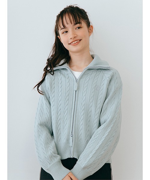 pom ponette junior　ワンピース&カーディガン セーラーカーディガンチュールワンピースセット（ミドルワンピース