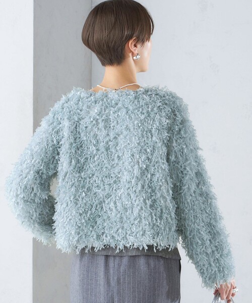 SHIPS（シップス） tシャツ 「手洗い可能」フェザー ヤーン プル