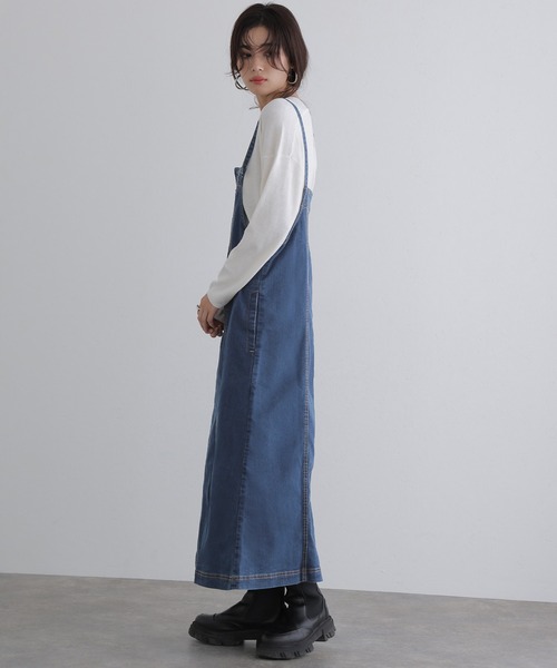 ElegChic スカート 前ジッパーデニムジャンスカ : ZOZOTOWN