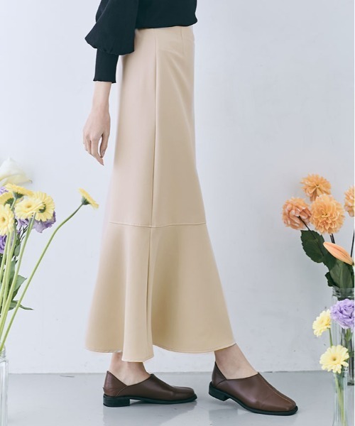 ★韓国発★ レモンラベンダー マーメイドロングスカート セール】MERMAID LONG SKIRT マーメイド ロング スカート