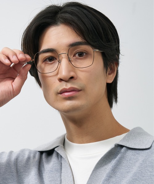 伊達メガネ メガネ 眼鏡 ウェリントン型 メガネ｜メタルフレーム｜ビッグシェイプ｜多角形｜Zoff｜SPRING TREND レディース メンズ | Zoff | 08