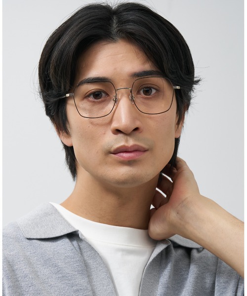 伊達メガネ メガネ 眼鏡 ウェリントン型 メガネ｜メタルフレーム｜ビッグシェイプ｜多角形｜Zoff｜SPRING TREND レディース メンズ | Zoff | 09