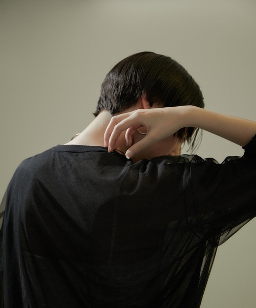 SALON adam et rope' tシャツ チュールシアープルオーバー