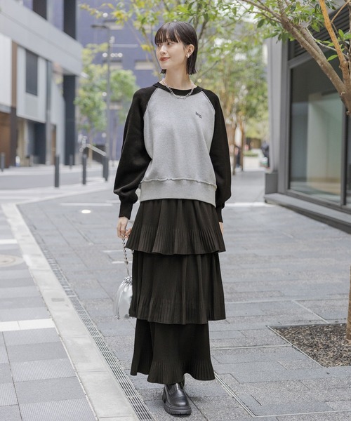 LAKOLE（ラコレ） スカート ケシプリーツティアードスカート / 108668