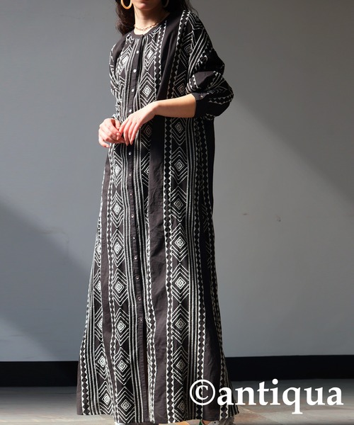 antiqua（アンティカ） ワンピース 刺繍ワンピース : ZOZOTOWN Yahoo