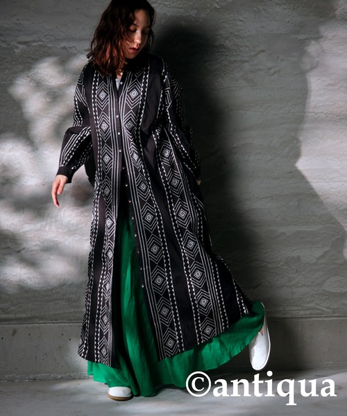 antiqua（アンティカ） ワンピース 刺繍ワンピース : ZOZOTOWN Yahoo