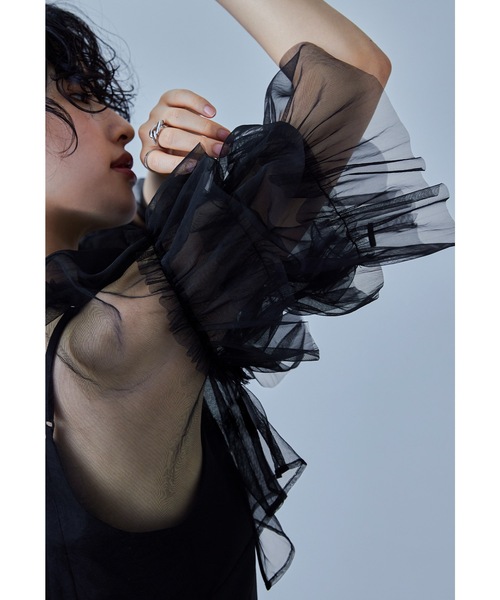 niana ドレス 「低身長用サイズあり」リボンチュールボレロセット