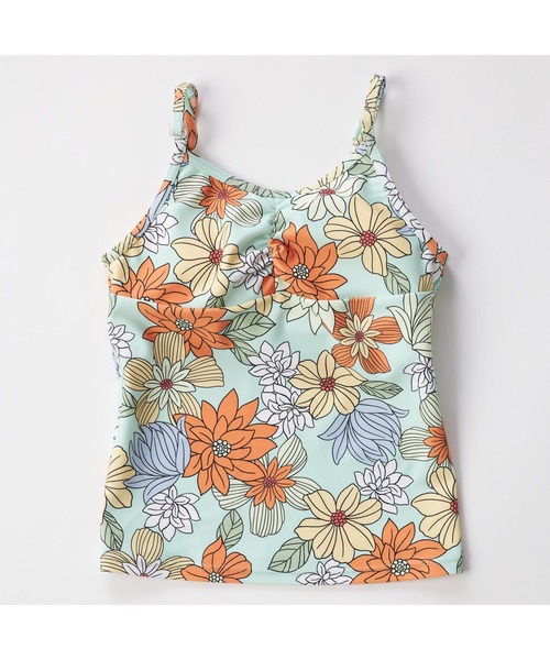 ocean pacific　デニム　花柄刺繍　水着　ラッシュガード　セット Ocean Pacific 水着 Pacific/オーシャンパシフィック 子供用 花