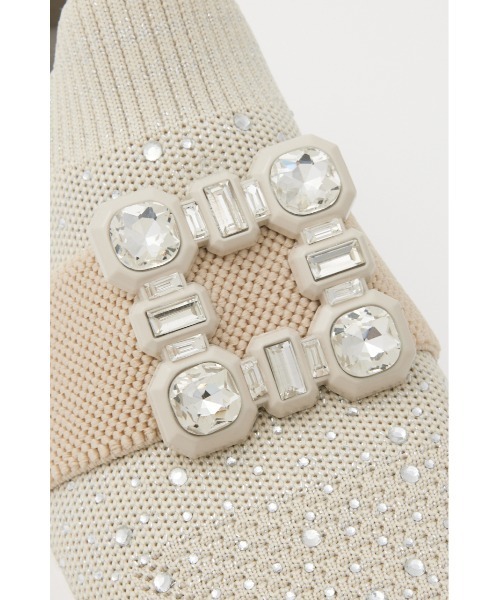 STACCATO（スタッカート） スニーカー ロロバックルベルトニットコンビ