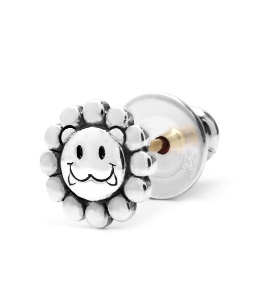 LION HEART シルバーピアス LEO LEO”スタッズピアス(smile)/シルバー925 | ライオンハート(LION