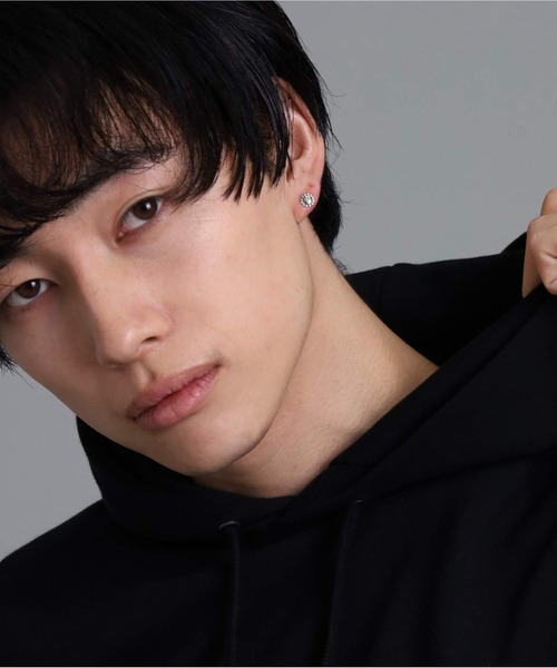 LION HEART ピアス LH T.H.R LEO スタッズピアス/フラワーレオ