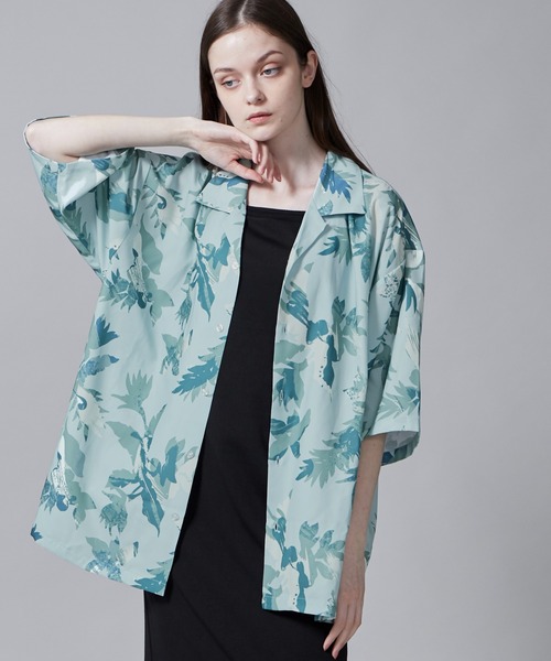 LUCY シャツ LUCY/トロミアロハシャツ メンズ レディース