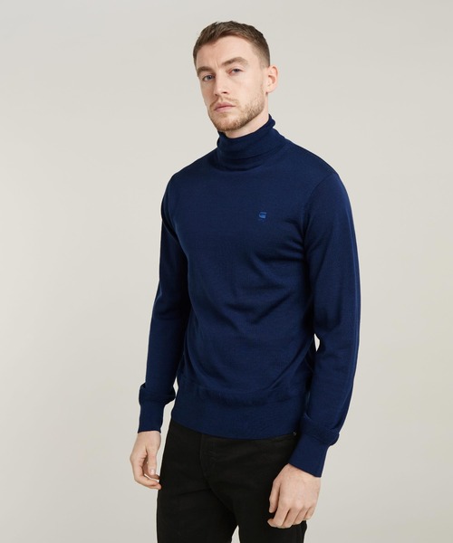 【G-Star RAW】 セーター G-STAR RAW セーター ニット PREMIUM CORE TURTLE NECK KNITTED