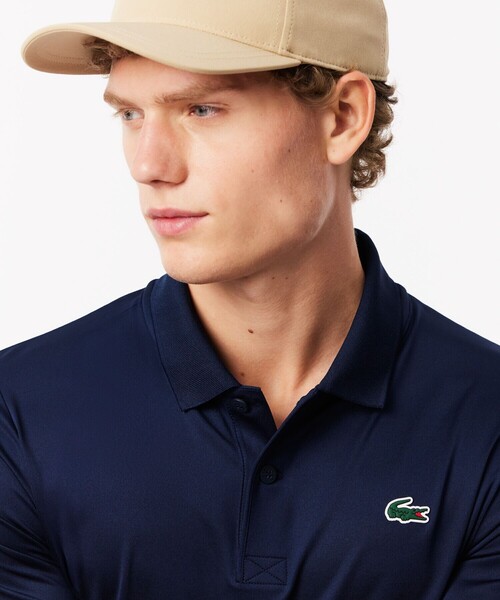LACOSTE ネイビー 長袖ポロシャツ US S ラコステ LACOSTE オリジナルフィット 長袖 ポロシャツ （ネイビー