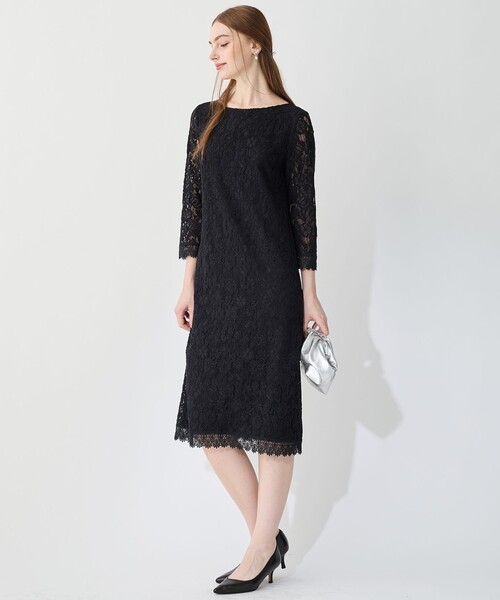 ドレス 「APPLAUDIR」モールフラワーレース ドレス レディース 23区