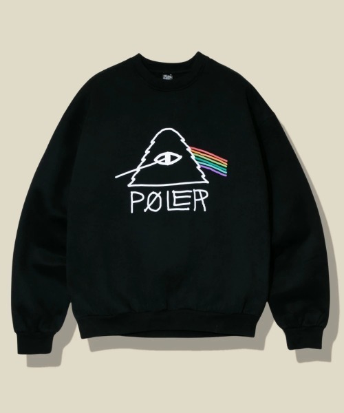 POLeR（ポーラー） トレーナー スウェット PSYCHEDELIC CREW メンズ