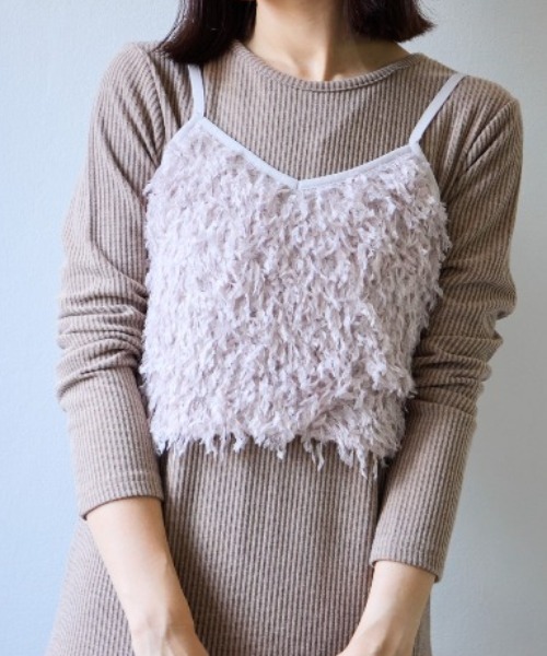 TRIANGLE PALETTE キャミソール フェザービスチェ : ZOZOTOWN Yahoo!店