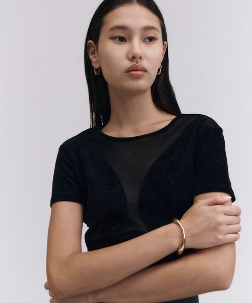 JOSE MOON バングル CURVE METAL BANGLE レディース : ZOZOTOWN