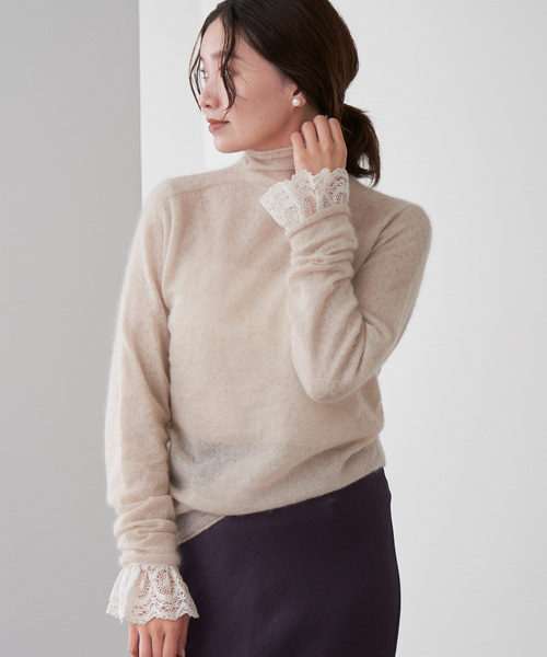 IENA シャツ ブラウス マニーレース フリル レディース : ZOZOTOWN 