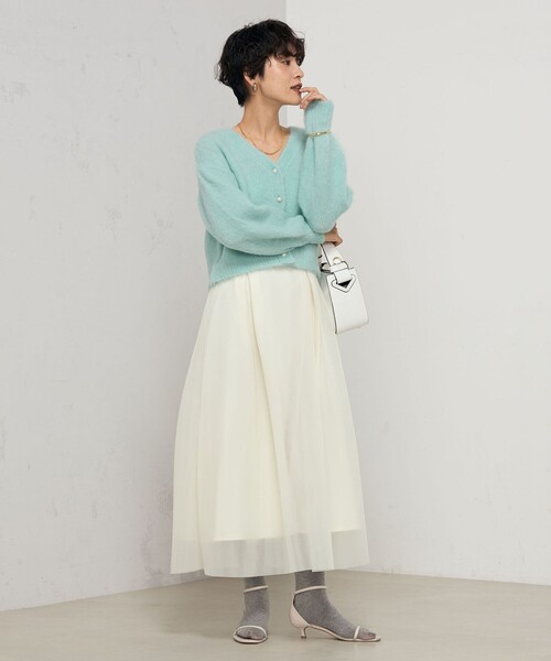 NOLLEY's/ ウォッシャブルシアーダンボールタックスカート NOLLEY'S スカート ウォッシャブルシアーダンボールタックス