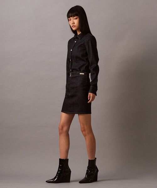 【 】★CK JEANS デニムミニスカート★送料無料★ Calvin Klein スカート デニムミニスカート : ZOZOTOWN Yahoo!店