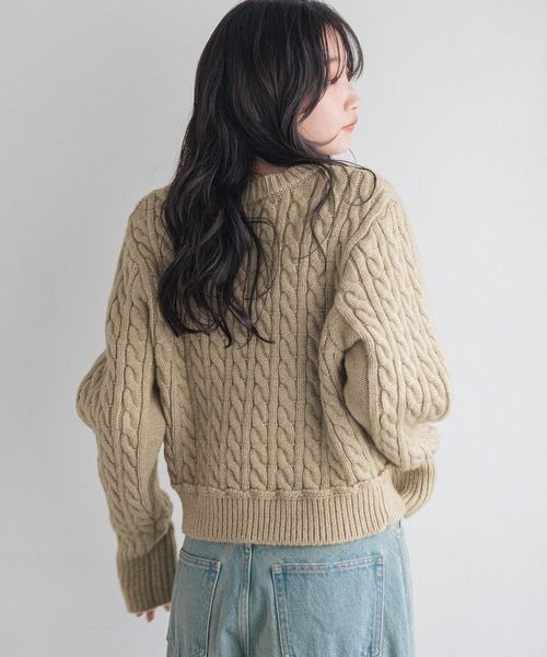 LOWRYS FARM（ローリーズファーム） ニット セーター ケーブルニット