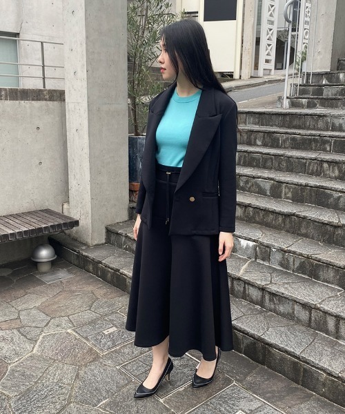 最終価格【美品】JENNE ジェンヌ 日本製着痩せカットスカート S