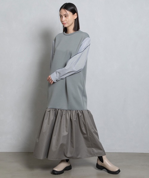 MARECHAL TERRE ワンピース シャツドッキングワンピース