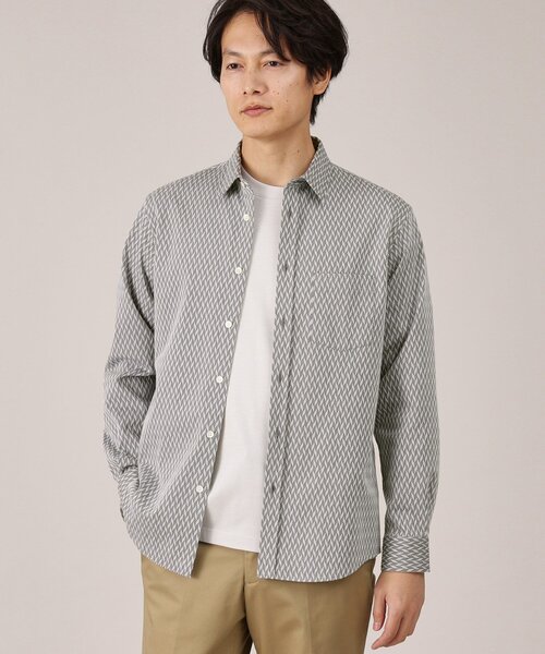 TAKEO KIKUCHI（タケオキクチ） シャツ 「日本製/播州織」ドビー