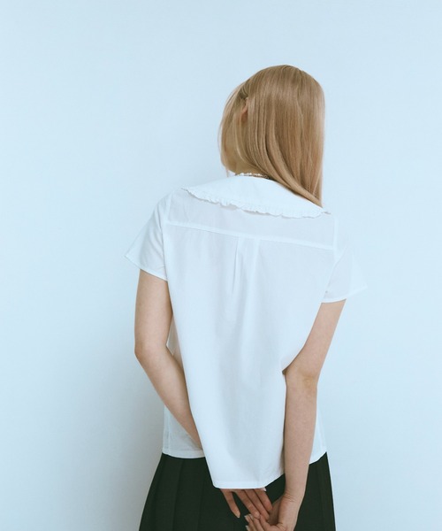 ブラウス シャツ frill round collar blouse レディース FEKETE ブラウス シャツ frill round collar blouse / フリル