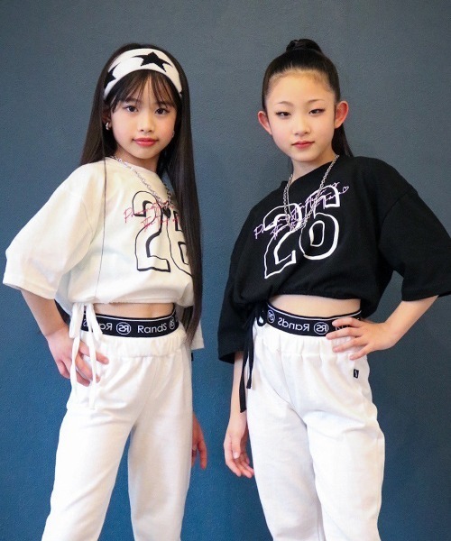 RandS tシャツ ドロストリボントップス キッズ 子供服 女の子