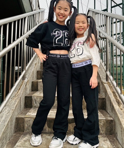RandS tシャツ ドロストリボントップス キッズ 子供服 女の子