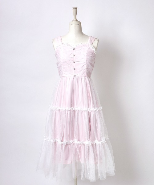 mellfy memory（メルフィーメモリー） ワンピース Angel Playful tulle