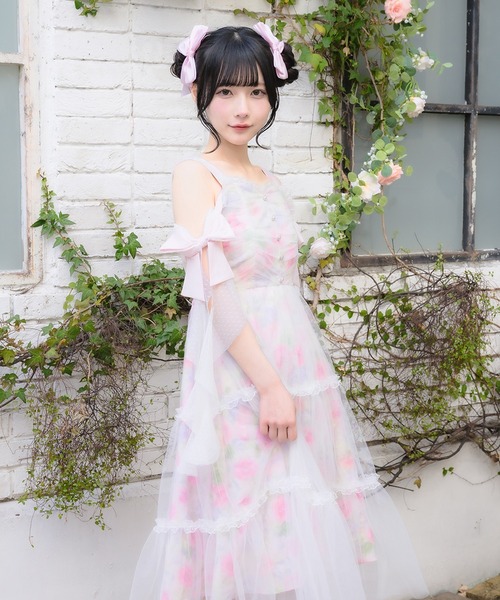 mellfy memory（メルフィーメモリー） ワンピース Angel Playful tulle