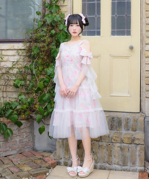 mellfy memory（メルフィーメモリー） ワンピース Angel Playful tulle