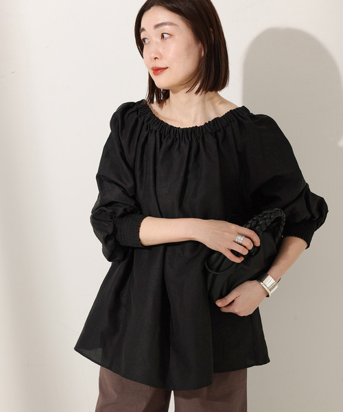 journal standard L'essage ブラウス シャツ シアーリネン