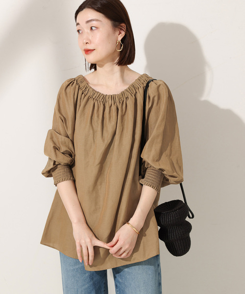 journal standard L'essage ブラウス シャツ シアーリネン