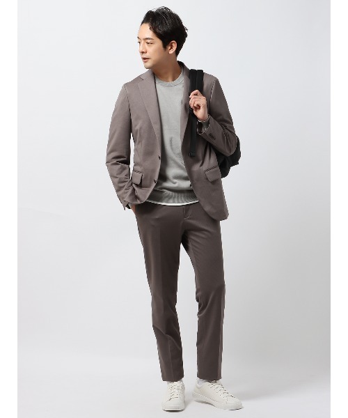 カジュアルスーツ スマみえジャケット ウォッシャブル ストレッチ