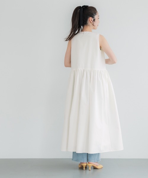 coca ジャンパースカート Vネックジップアップドレス : ZOZOTOWN