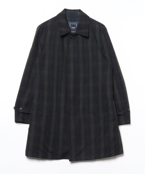 SHIPS（シップス） ステンカラーコート LARGE グリーン メンズ