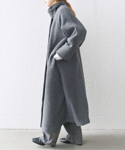 SHIPS any 「SHIPS any」 コート ONE SIZE ネイビー レディース