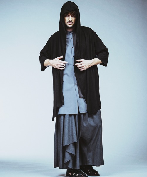 NO ID.（ノーアイディー） パンツ ギャザーバギードレープトラウザーズ