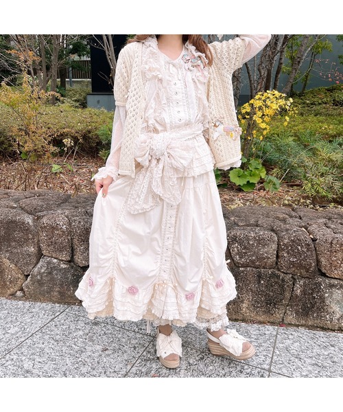 美品　ピンクハウス　ポルカドットチュール　使い　ドロワーズ　パンツ　ペチ PINK HOUSE パンツ ポルカドットチュール使いドロワーズ レディース