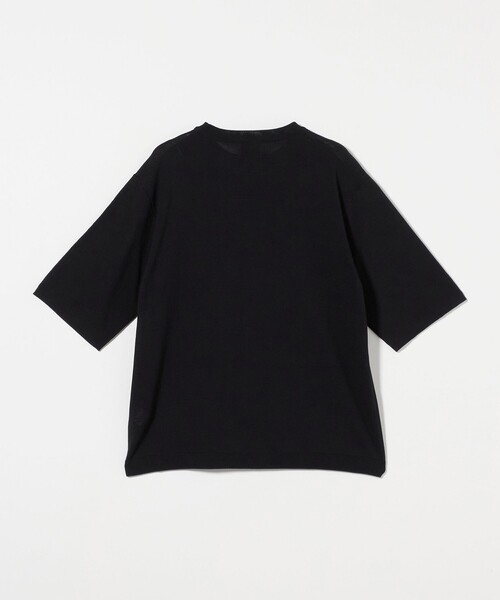 UNITED ARROWS 半袖ニット 黒 最終お値下げ UNITED ARROWS ニット セーター ターンアップ Tシャツ