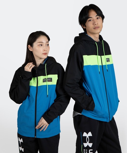 【美品】UNDER ARMOR ジャケット ジップアップブルゾン メンズLサイズ UNDER ARMOUR 「UNDER ARMOUR」 ジップアップブルゾン L